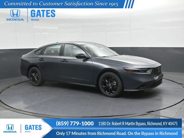 Meteorite Gray Metallic 2025 Honda Accord Sedan Front-Wheel Drive Continuously Variable Transmission