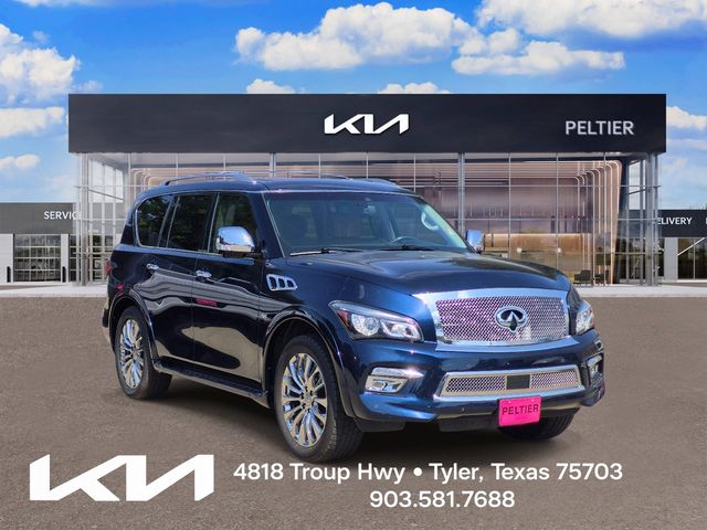 Hermosa Blue 2017 INFINITI QX80 SUV / Crossover Rear-Wheel Drive 7-Speed Automatic
