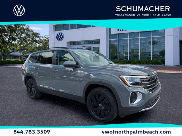 Pure Gray 2026 Volkswagen Atlas SUV / Crossover All-Wheel Drive 8-Speed Automatic