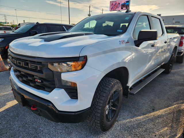 2023 Chevrolet Silverado 1500 Custom Trail Boss White at Gullo Toyota