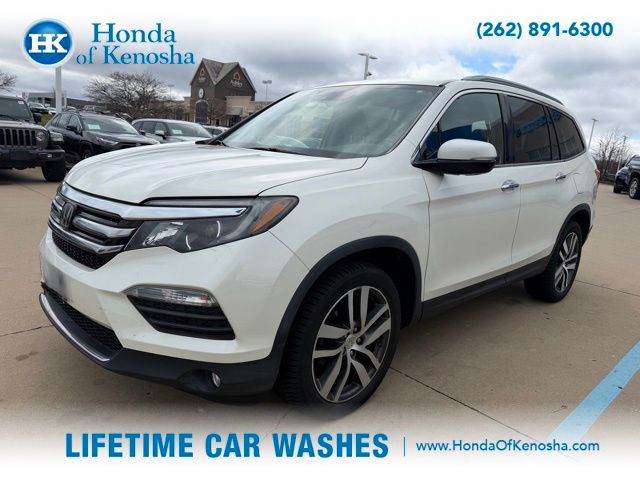 White Diamond Pearl 2017 Honda Pilot Elite AWD SUV / Crossover All-Wheel Drive 9-Speed Automatic