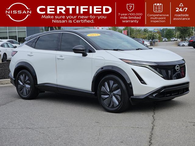 Black Diamond Pearl 2023 Nissan Ariya SUV / Crossover Front-Wheel Drive Continuously Variable Transmission