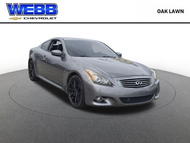 Gray (Graphite Shadow) 2014 INFINITI Q60 Coupe 7-Speed Automatic
