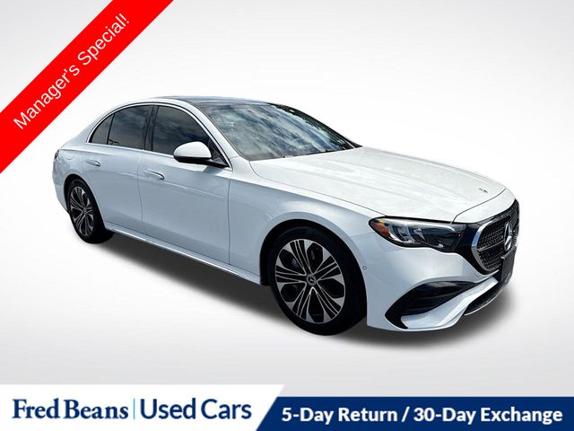 Polar White 2025 Mercedes-Benz E-Class Sedan All-Wheel Drive 9-Speed Automatic