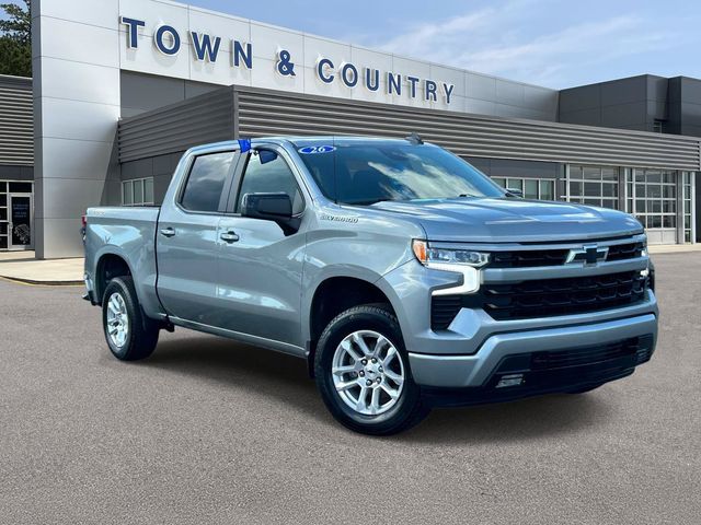 Sterling Gray Metallic 2026 Chevrolet Silverado 1500 Pickup Truck Four-Wheel Drive Automatic