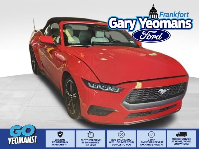 Race Red 2024 Ford Mustang EcoBoost Premium Convertible RWD Convertible Rear-Wheel Drive Automatic