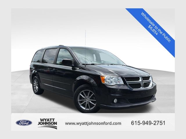 Brilliant Black Crystal Pearlcoat 2015 Dodge Grand Caravan Minivan Front-Wheel Drive 6-Speed Automatic