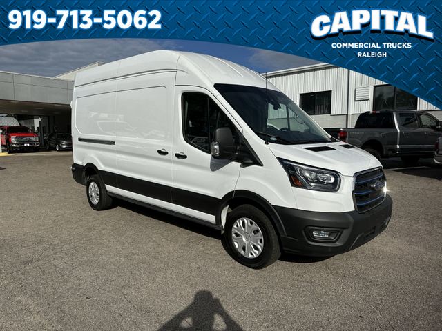 New 2022 White Ford HIGH ROOF CARGO VAN image 2