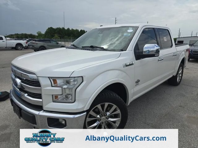 White Platinum Clearcoat Metallic 2017 Ford F-150 Pickup Truck Four-Wheel Drive Automatic