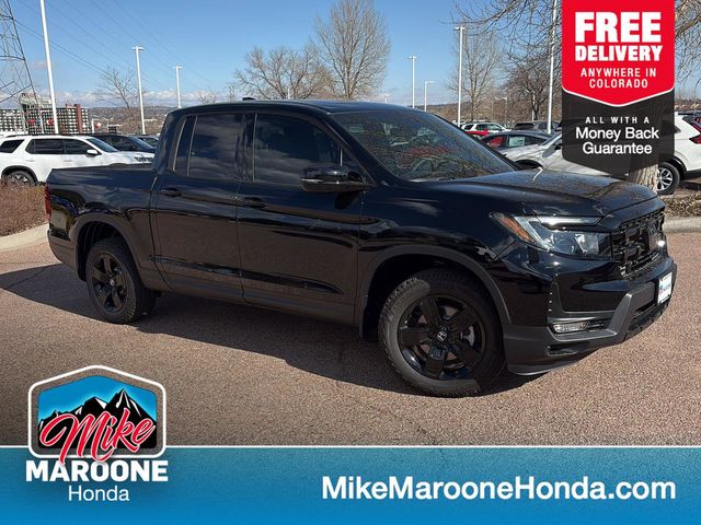 Crystal Black Pearl 2026 Honda Ridgeline Black Edition AWD Pickup Truck All-Wheel Drive 9-Speed Automatic