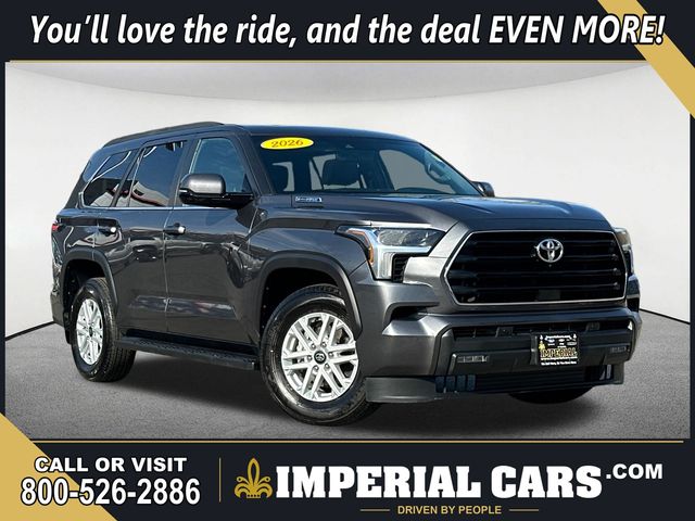 Magnetic Gray Metallic 2026 Toyota Sequoia SUV / Crossover Four-Wheel Drive Automatic