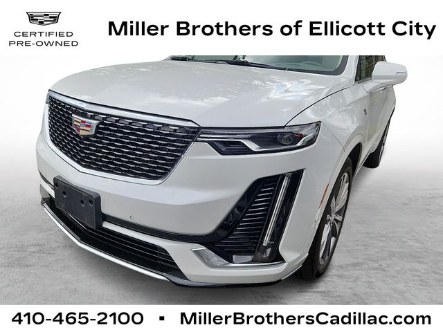 Crystal White Tricoat 2022 Cadillac XT6 Premium Luxury AWD SUV / Crossover Four-Wheel Drive 9-Speed Automatic