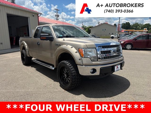 Pale Adobe Metallic 2014 Ford F-150 Pickup Truck Four-Wheel Drive 6-Speed Automatic
