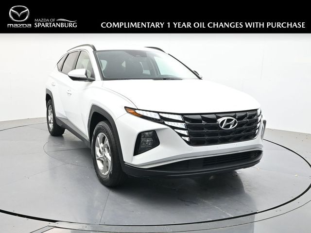 White Pearl 2024 Hyundai Tucson SUV / Crossover All-Wheel Drive 8-Speed Automatic