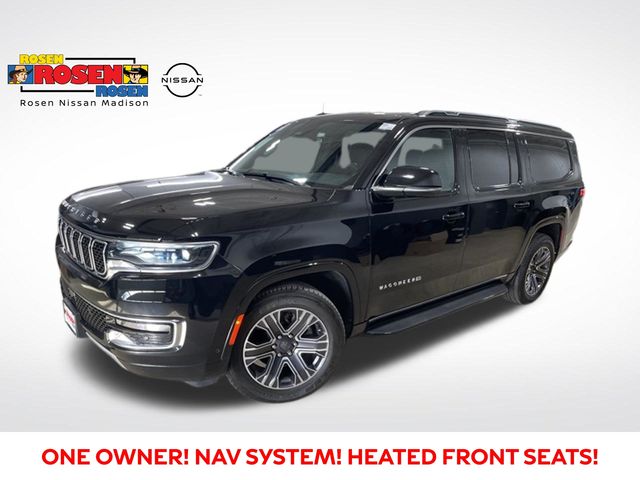 Diamond Black Crystal Pearlcoat 2024 Jeep Wagoneer L Series II 4WD SUV / Crossover Four-Wheel Drive 8-Speed Automatic