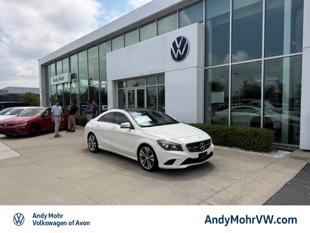 White 2014 Mercedes-Benz CLA Sedan Front-Wheel Drive 7-Speed Automatic