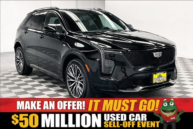 Stellar Black Metallic 2024 Cadillac XT4 SUV / Crossover Four-Wheel Drive 9-Speed Automatic