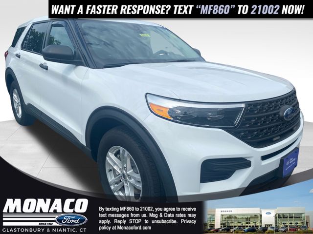 Oxford White 2022 Ford Explorer SUV / Crossover All-Wheel Drive Automatic