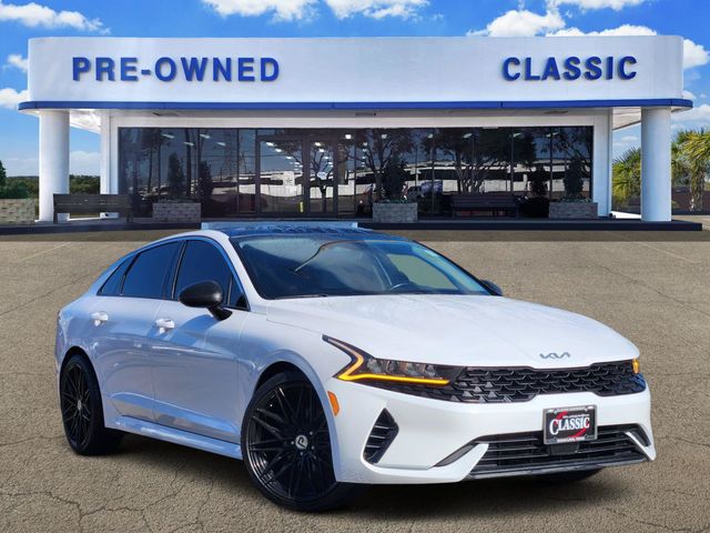 2021 Kia K5 EX White at DeMontrond Auto Country