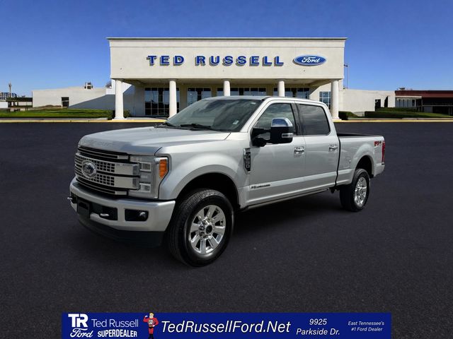 Ingot Silver 2018 Ford F-250 Super Duty Platinum Crew Cab 4WD Pickup Truck Four-Wheel Drive 6-Speed Automatic