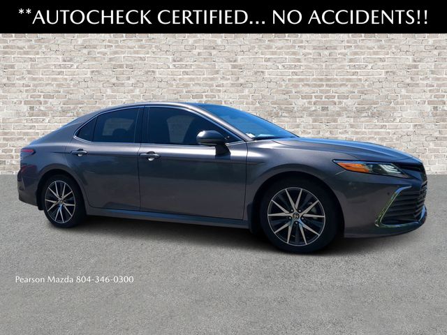Predawn Gray Mica 2022 Toyota Camry Hybrid XLE FWD Sedan Front-Wheel Drive Continuously Variable Transmission