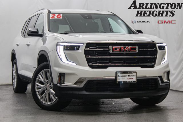 Summit White 2026 GMC Acadia SUV / Crossover Four-Wheel Drive 8-Speed Automatic