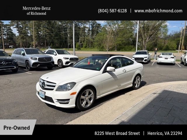 Polar White 2013 Mercedes-Benz C-Class C 250 Coupe Coupe Rear-Wheel Drive 7-Speed Automatic