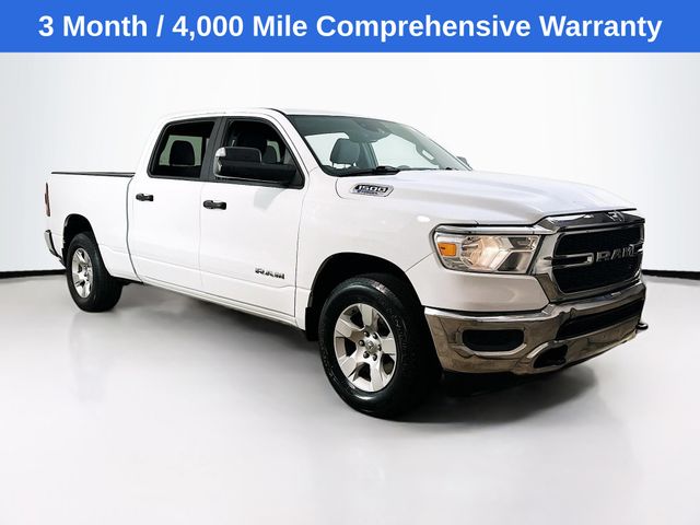 Bright White Clearcoat 2022 RAM 1500 Pickup Truck Four-Wheel Drive 8-Speed Automatic