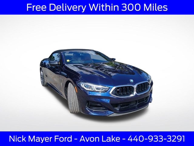 Tanzanite Blue II Metallic 2023 BMW 8 Series Convertible All-Wheel Drive 8-Speed Automatic