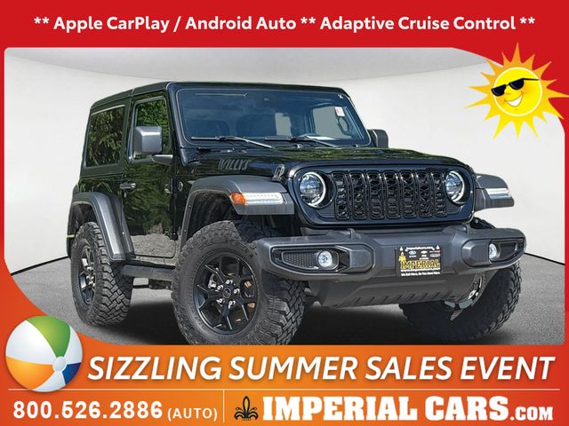 Black Clearcoat 2025 Jeep Wrangler SUV / Crossover Four-Wheel Drive 8-Speed Automatic