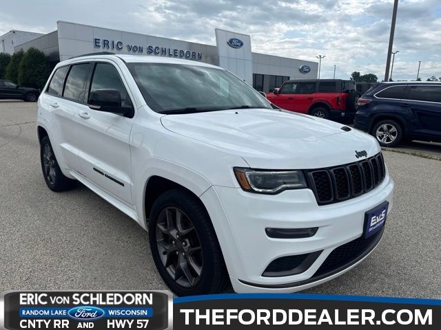Bright White Clearcoat 2020 Jeep Grand Cherokee SUV / Crossover Four-Wheel Drive 8-Speed Automatic