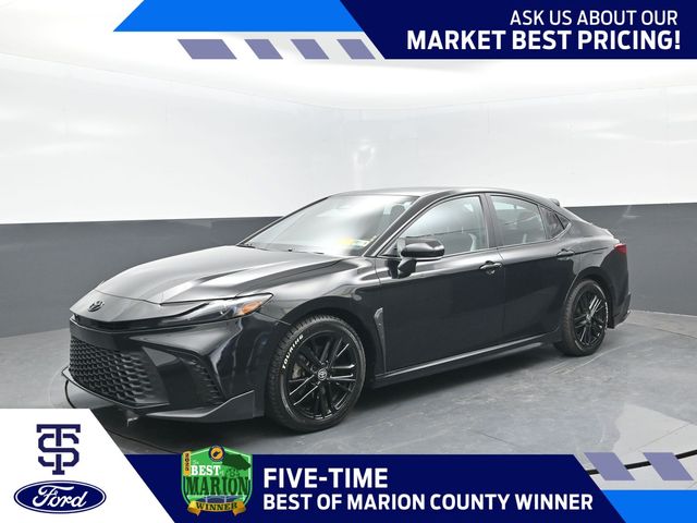 Midnight Black Metallic 2025 Toyota Camry Sedan Front-Wheel Drive Continuously Variable Transmission