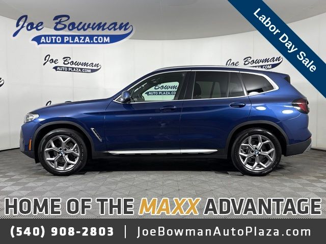 Phytonic Blue Metallic 2024 BMW X3 SUV / Crossover All-Wheel Drive 8-Speed Automatic