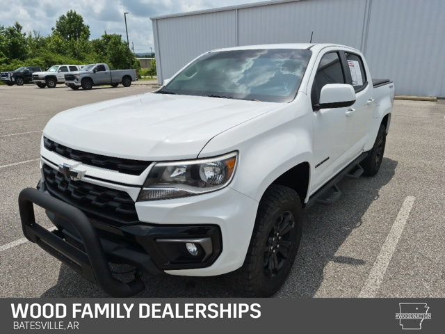 Summit White 2021 Chevrolet Colorado Pickup Truck Four-Wheel Drive 8-Speed Automatic