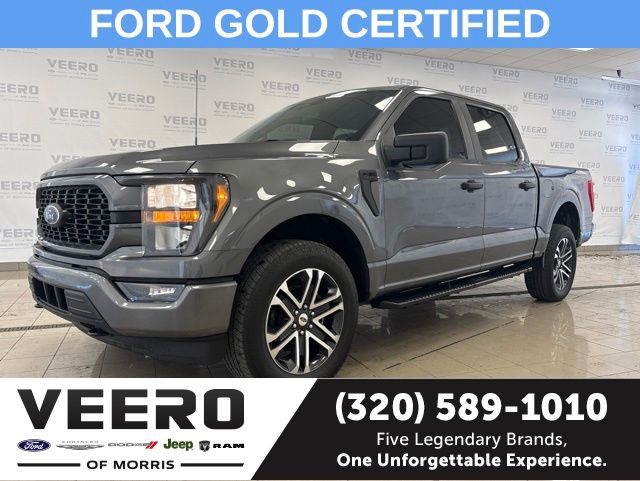 Gray Metallic 2023 Ford F-150 Pickup Truck Four-Wheel Drive Automatic