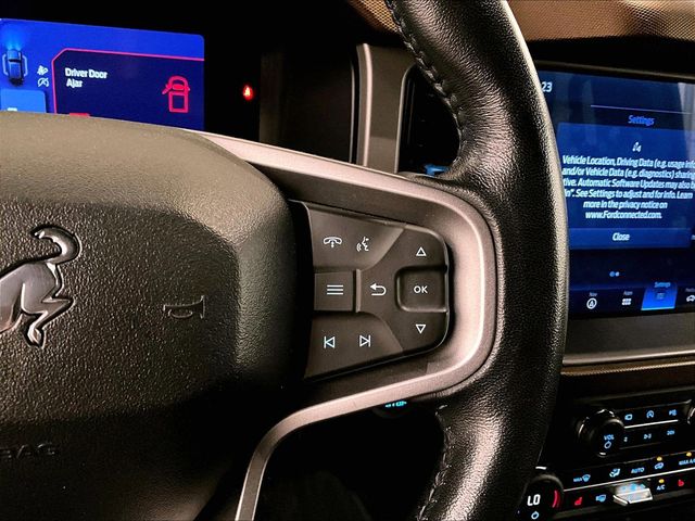 2021 Ford Bronco Outer Banks White at Klick Lewis Buick Chevrolet