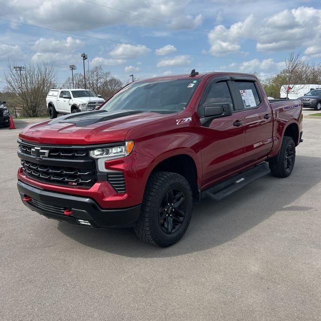 Radiant Red Tintcoat 2024 Chevrolet Silverado 1500 LT Trail Boss Crew Cab 4WD Pickup Truck Four-Wheel Drive Automatic