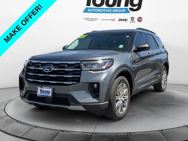 Gray Metallic 2025 Ford Explorer SUV / Crossover All-Wheel Drive Automatic