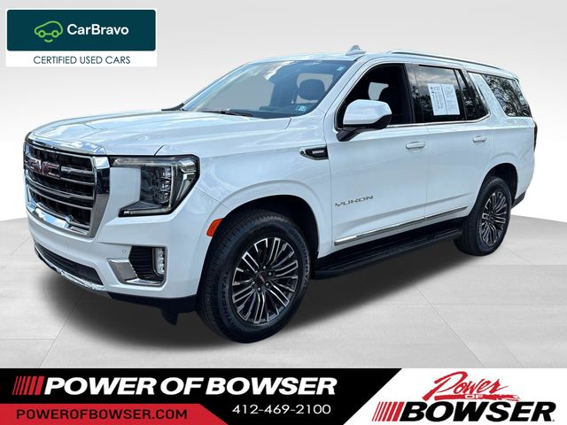 White Frost Tricoat 2024 GMC Yukon SLT 4WD SUV / Crossover Four-Wheel Drive