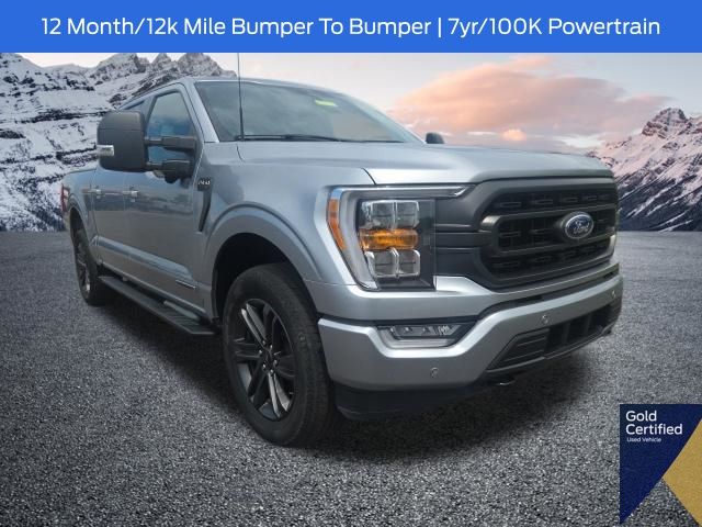 Iconic Silver Metallic 2023 Ford F-150 Pickup Truck Four-Wheel Drive Automatic