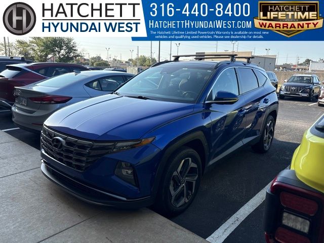 Intense Blue 2022 Hyundai Tucson SUV / Crossover All-Wheel Drive 8-Speed Automatic