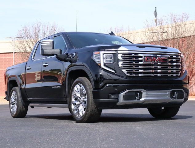 Black 2024 GMC Sierra 1500 Denali Crew Cab 4WD Pickup Truck Four-Wheel Drive Automatic