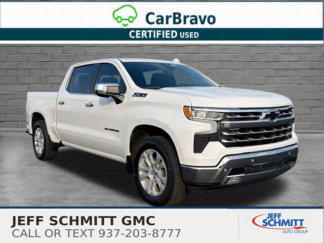 Summit White 2023 Chevrolet Silverado 1500 Pickup Truck Four-Wheel Drive Automatic