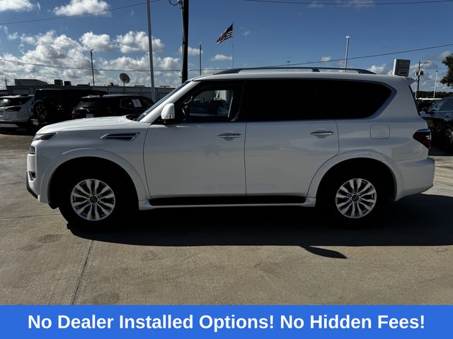 2024 Nissan Armada SV White at DeMontrond Ford