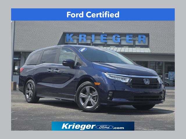 Black (Obsidian Blue Pearl) 2021 Honda Odyssey Minivan Front-Wheel Drive Automatic