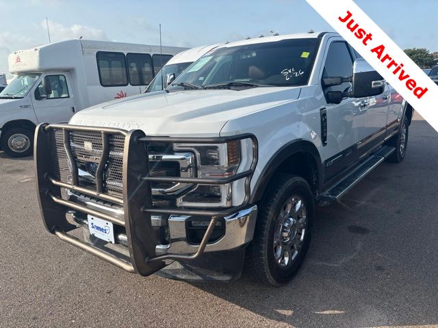 Brown 2022 Ford F-350 Super Duty Pickup Truck Four-Wheel Drive Automatic