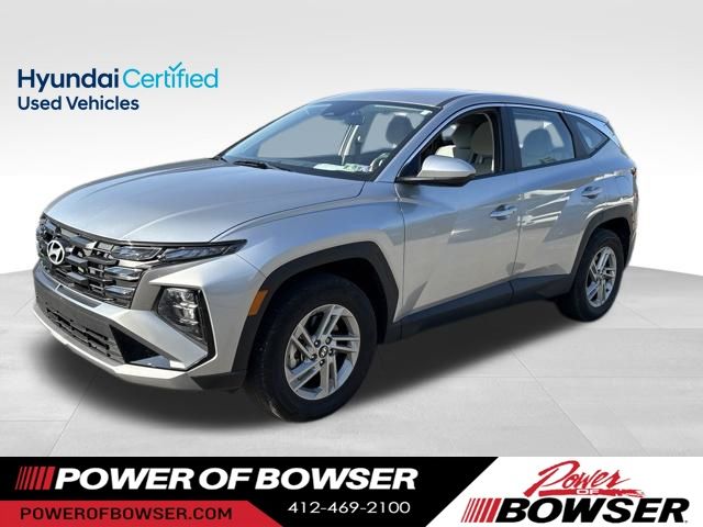Shimmering Silver 2025 Hyundai Tucson SUV / Crossover All-Wheel Drive 8-Speed Automatic