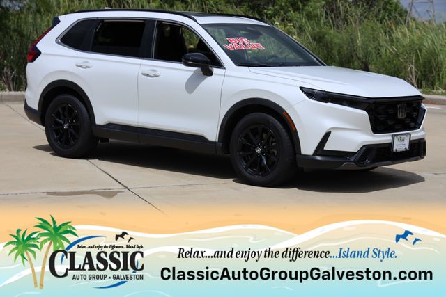 2023 Honda CR-V Hybrid Sport White at Classic Elite Chevrolet Sugar Land