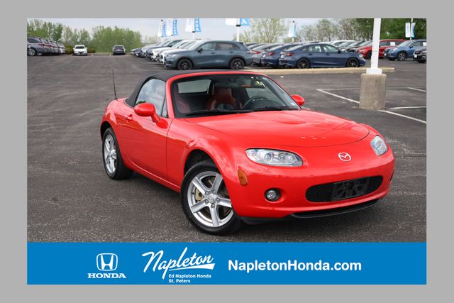True Red 2006 Mazda MX-5 Miata Touring Convertible Rear-Wheel Drive 5-Speed Manual Overdrive