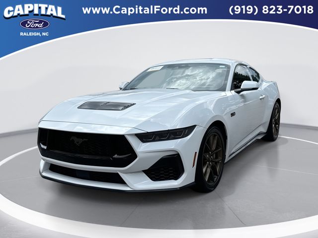 Oxford White 2025 Ford Mustang Coupe Rear-Wheel Drive Automatic